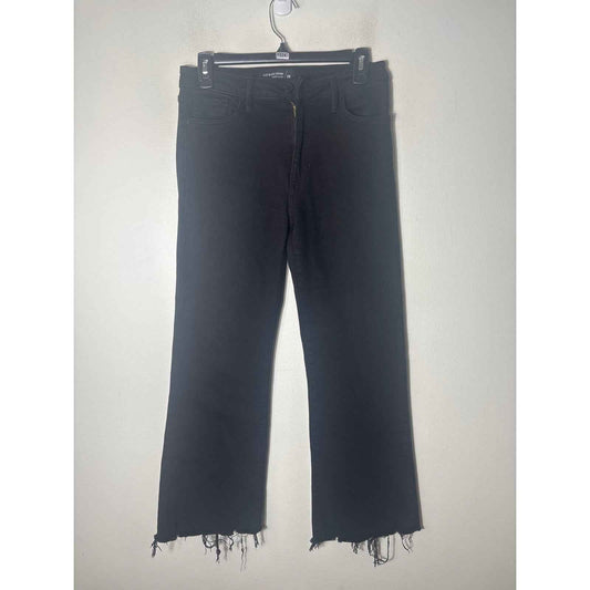 Just Black Denim Black Straight Leg Jeans Sz 28