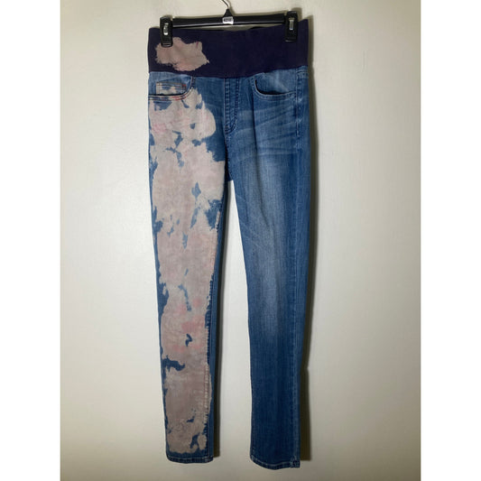 M. Rena Maternity Distressed Blue Jeans Sz M