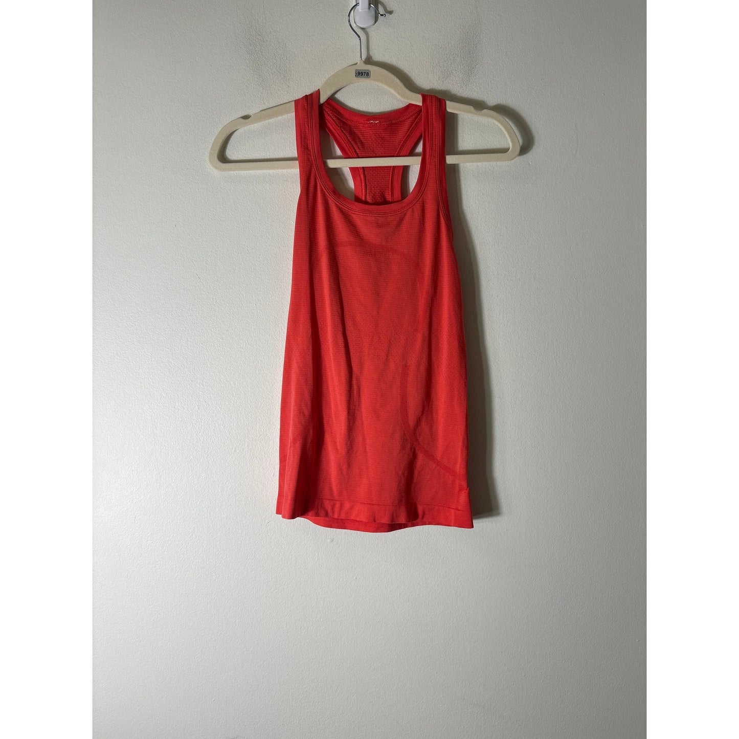 Lululemon Orange Razorback Athletic Tank Sz (fits like a ) S