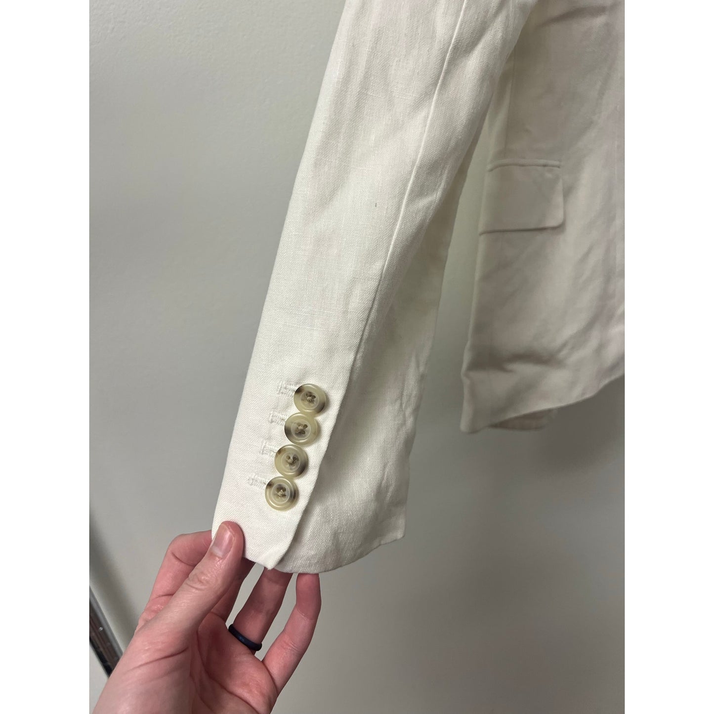 J. Crew White Blazer Sz 2
