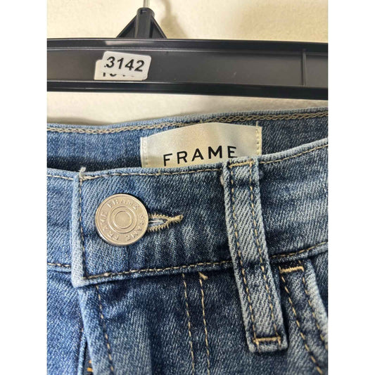 Frame Denim Le High Straight Blue Jeans Sz 25
