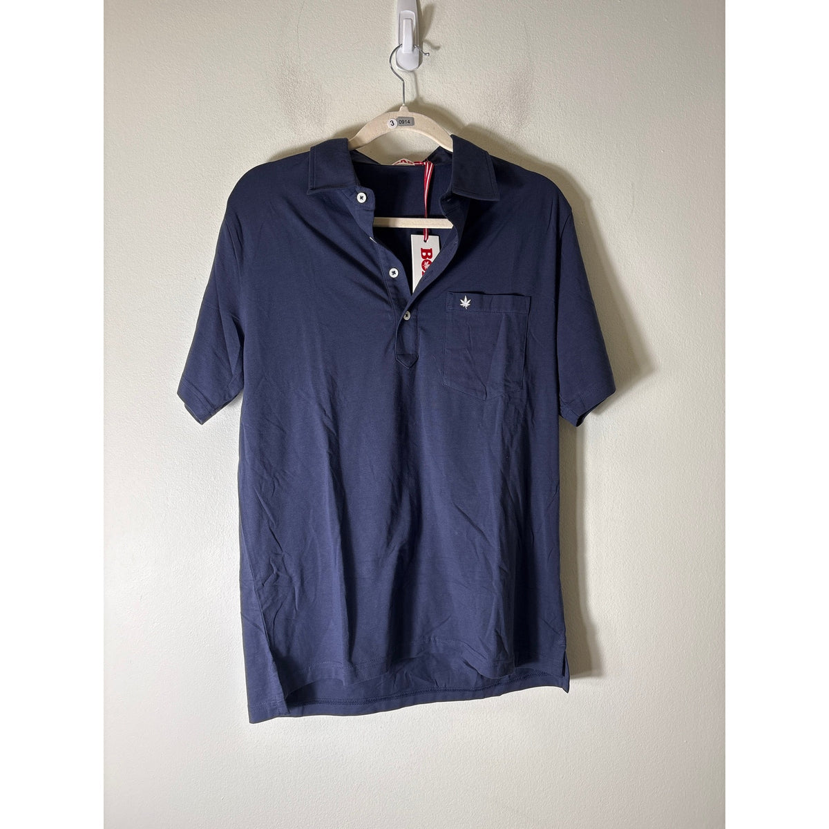 Mens NWT Boast Navy Polo Shirt Sz S