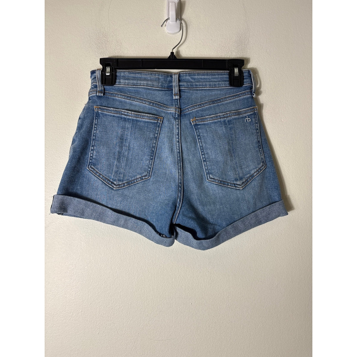 Rag & Bone Medium Wash Blue Jean Shorts Sz 25