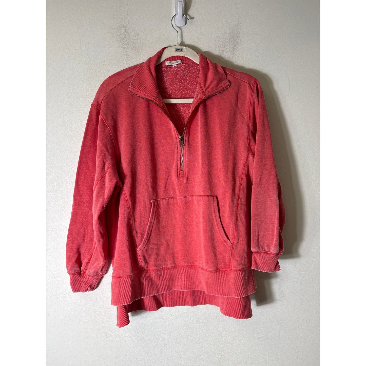 Z Supply Coral 1/4 Zip Pullover Sz Xs