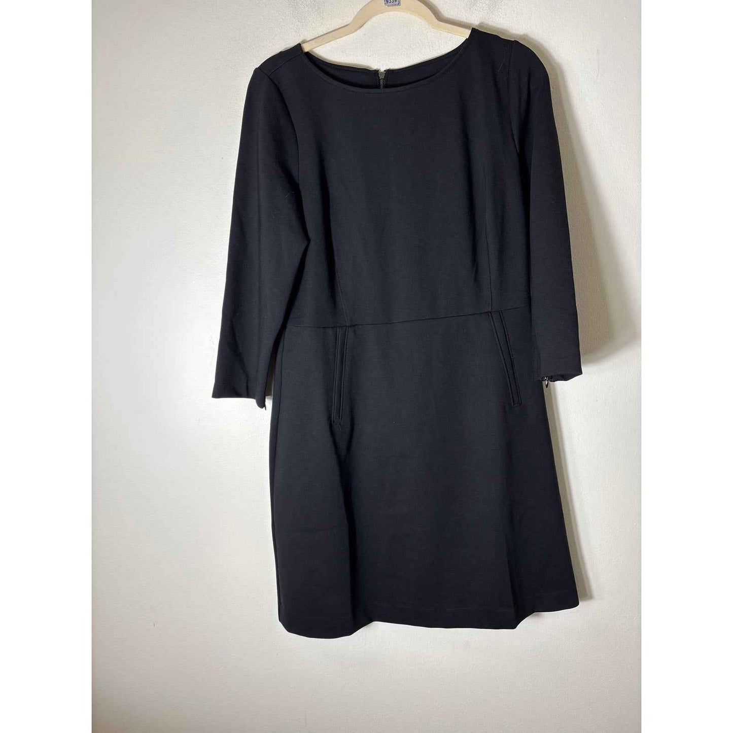 NWT Spandex Black Long Sleeve "The Perfect Shift Dress" Sz L