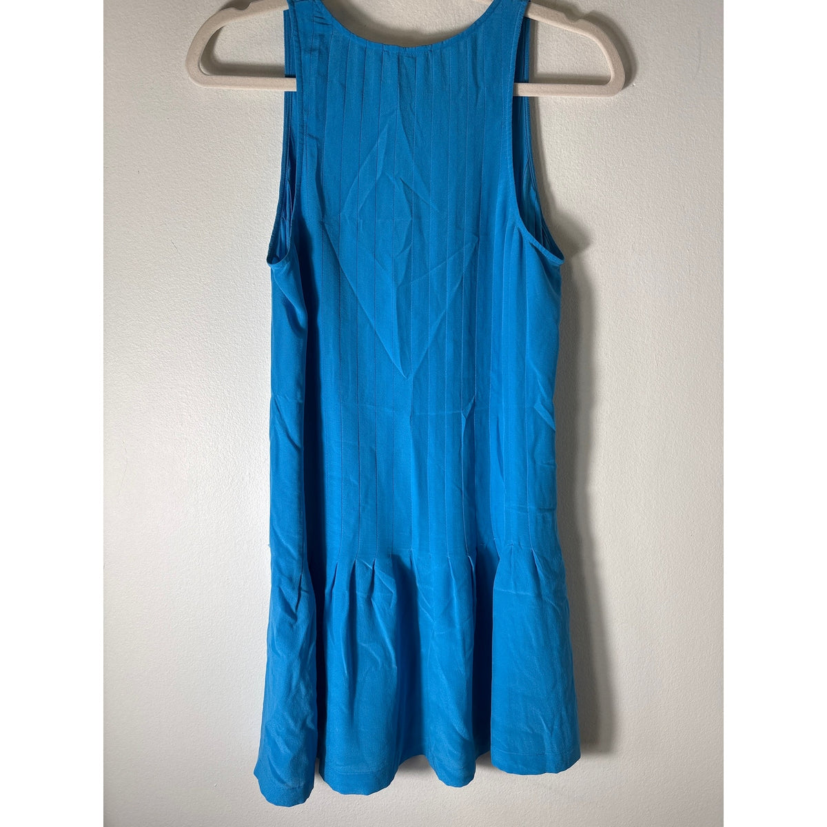 Joie Bright Blue Sleeveless Silk Mini Dress Sz XS