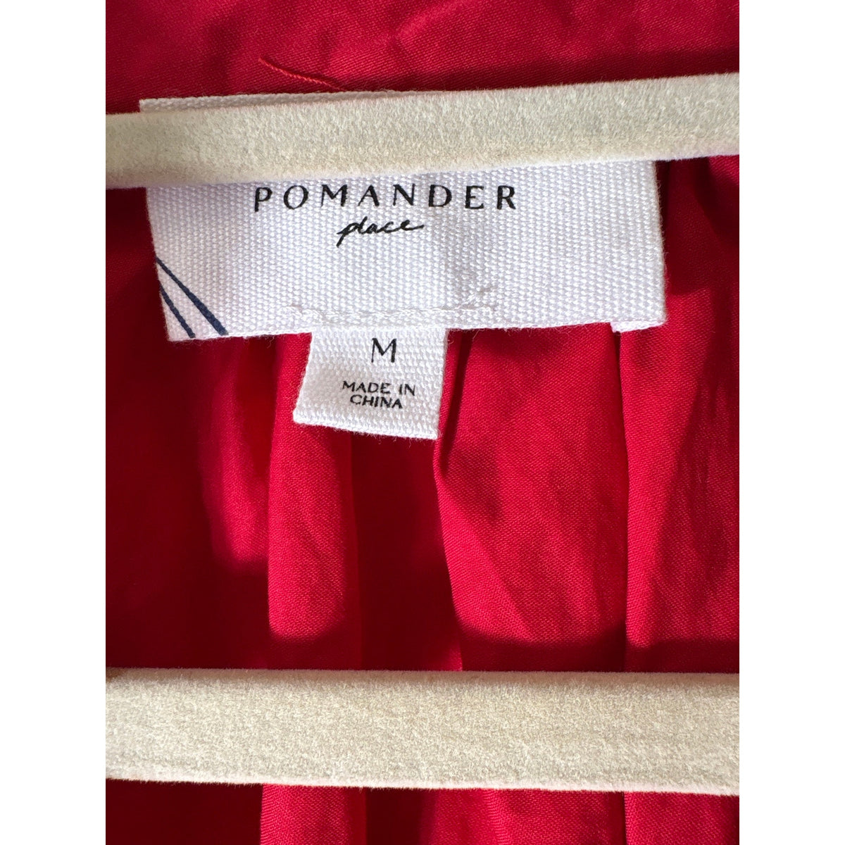 Pomander Place Classic Red Short Sleeve Knee Length Dress Sz M