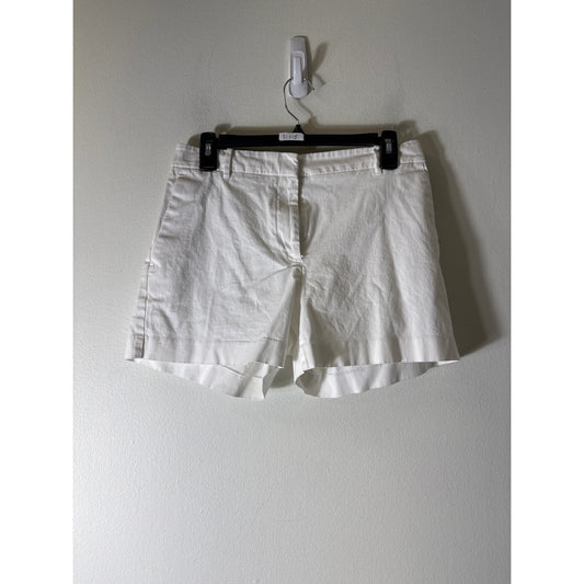 Ann Taylor Cotton White Short Shorts Sz 6