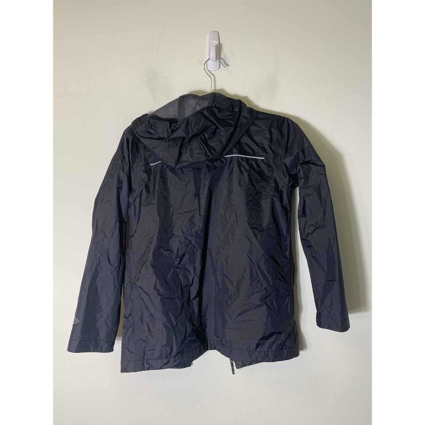 Boys Patagonia Black Quilted Long Sleeve Zip Up Coat Sz 14/L