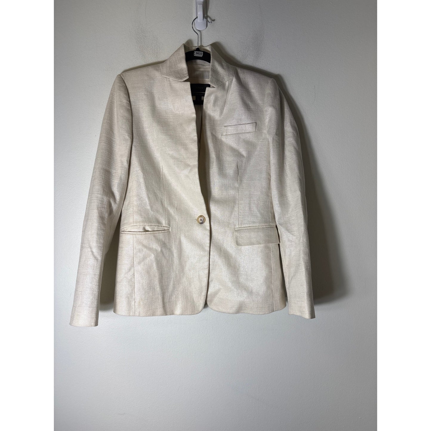 J. Crew Off White Long Sleeve Regent Blazer Sz 4