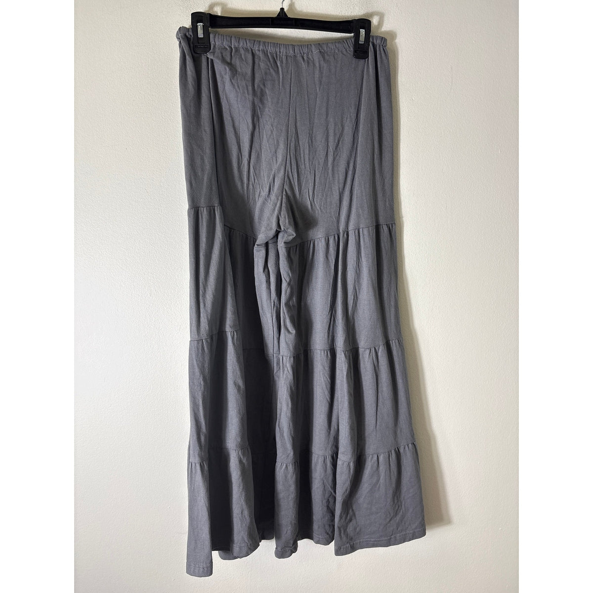 Kathmandu Gray Cotton Wide Leg Pull On Pants sz M