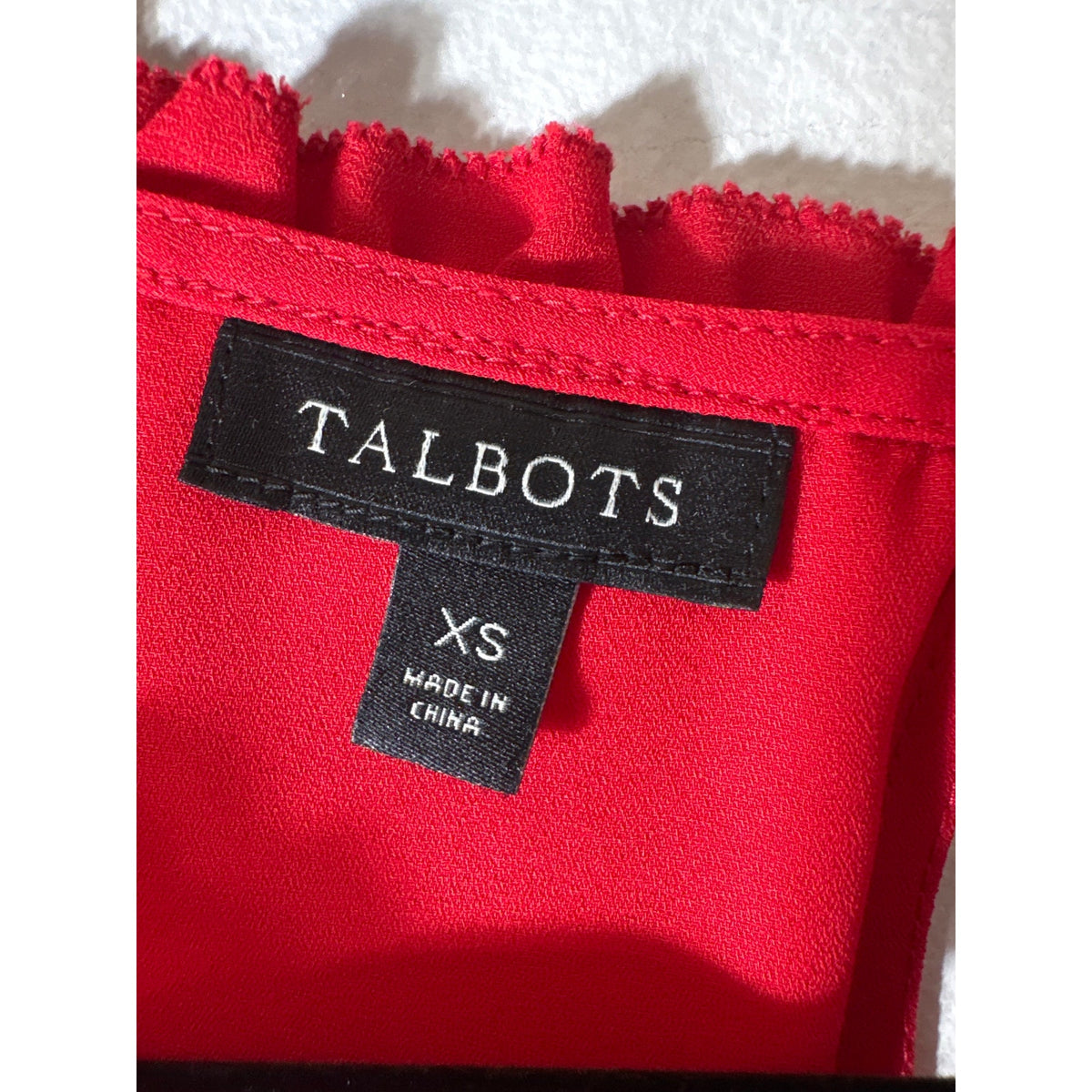 Talbots Classic Red Sleeveless Tank Sz XS