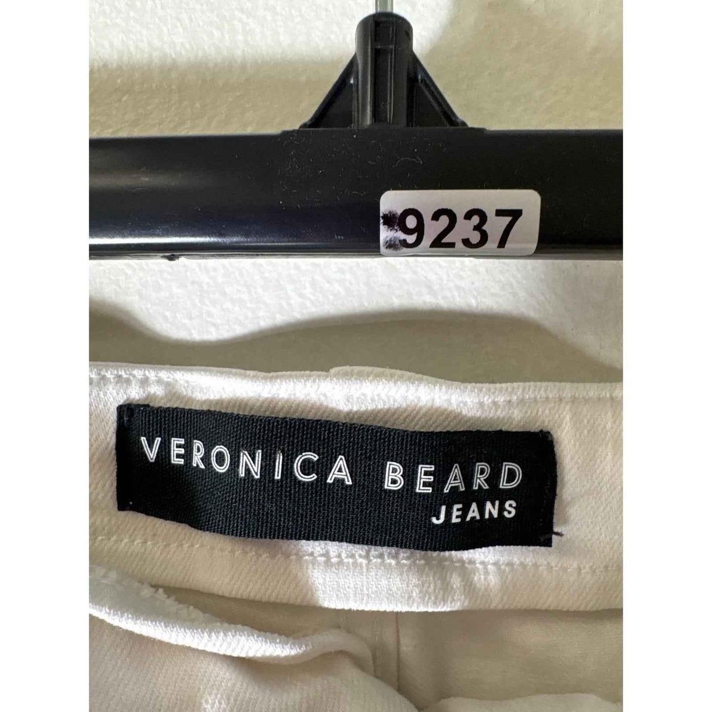 Veronica Beard White "Beverly Skinny Flare" High Rise Jeans Sz 25