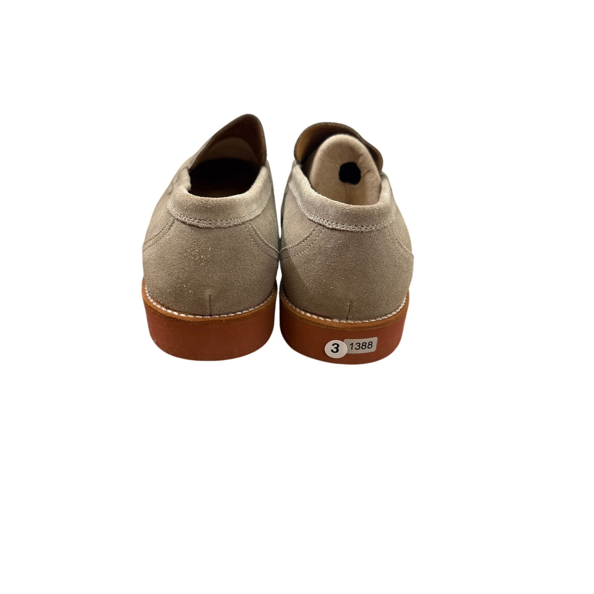 NWOB Peter Millar Light Tan Suede Penny Loafers Sz 12