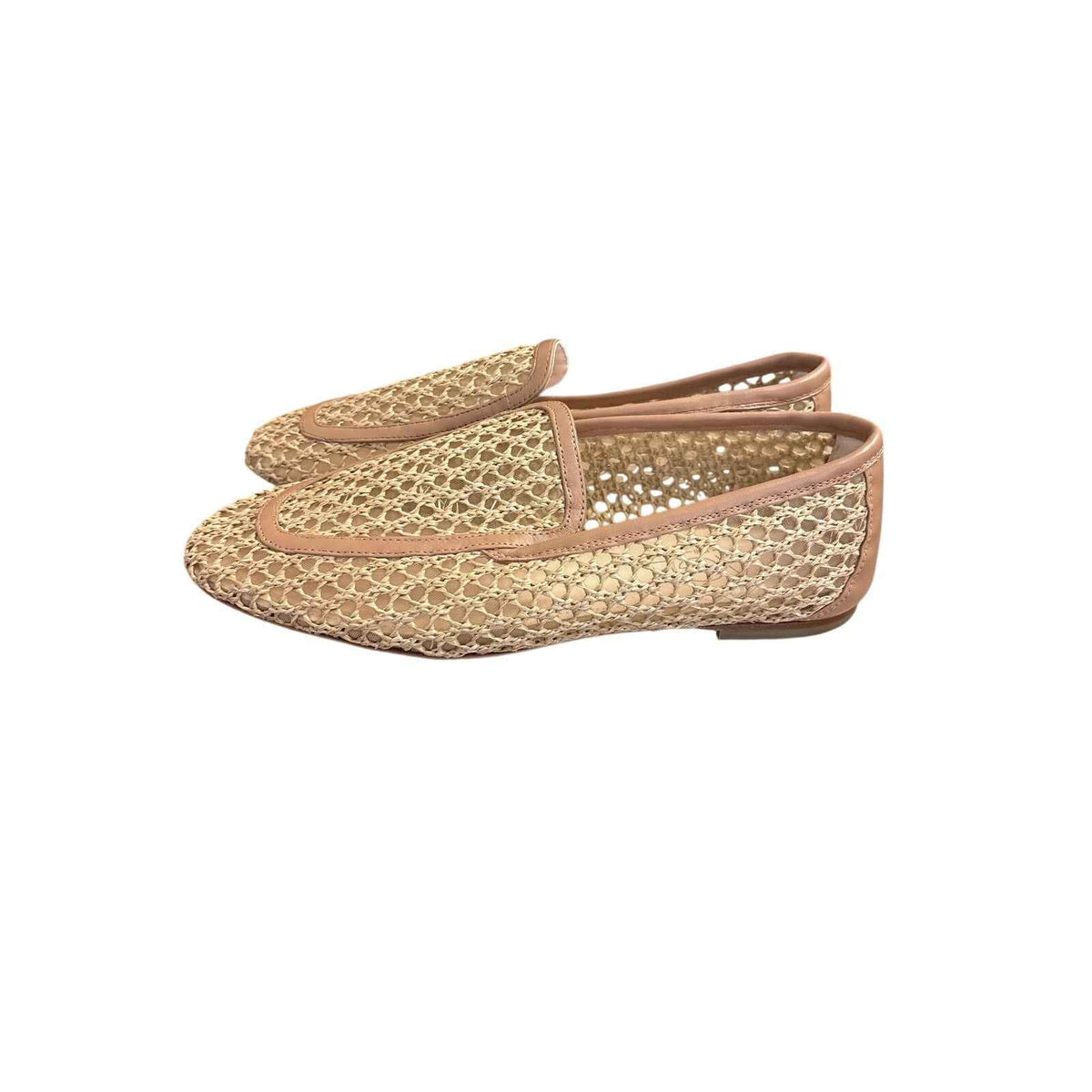 NIB AGL Harper Cognac Rafia Loafer Sz 40