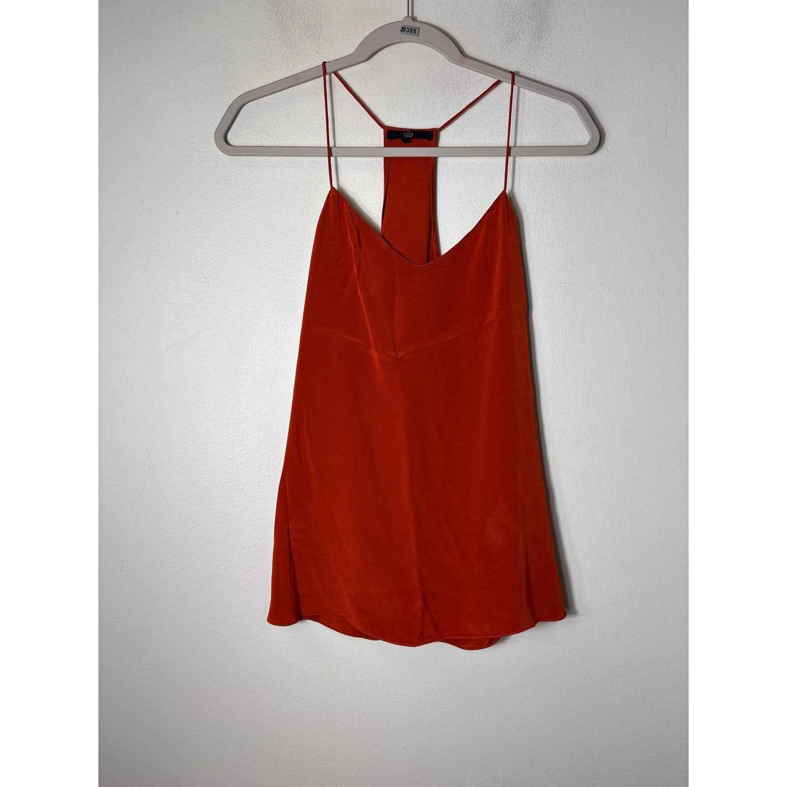 Tibi Rust Orange Strapy Camisole Sz (no tag) 6