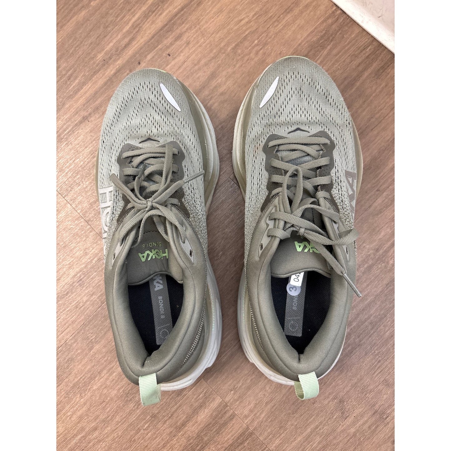 Hoka Sage Green Bondi 8 Sz 9.5