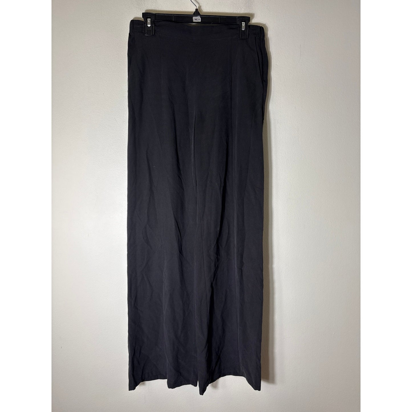 Equipment Femme Charcoal Gray Silk Wide Leg Pull On Pants Sz XS