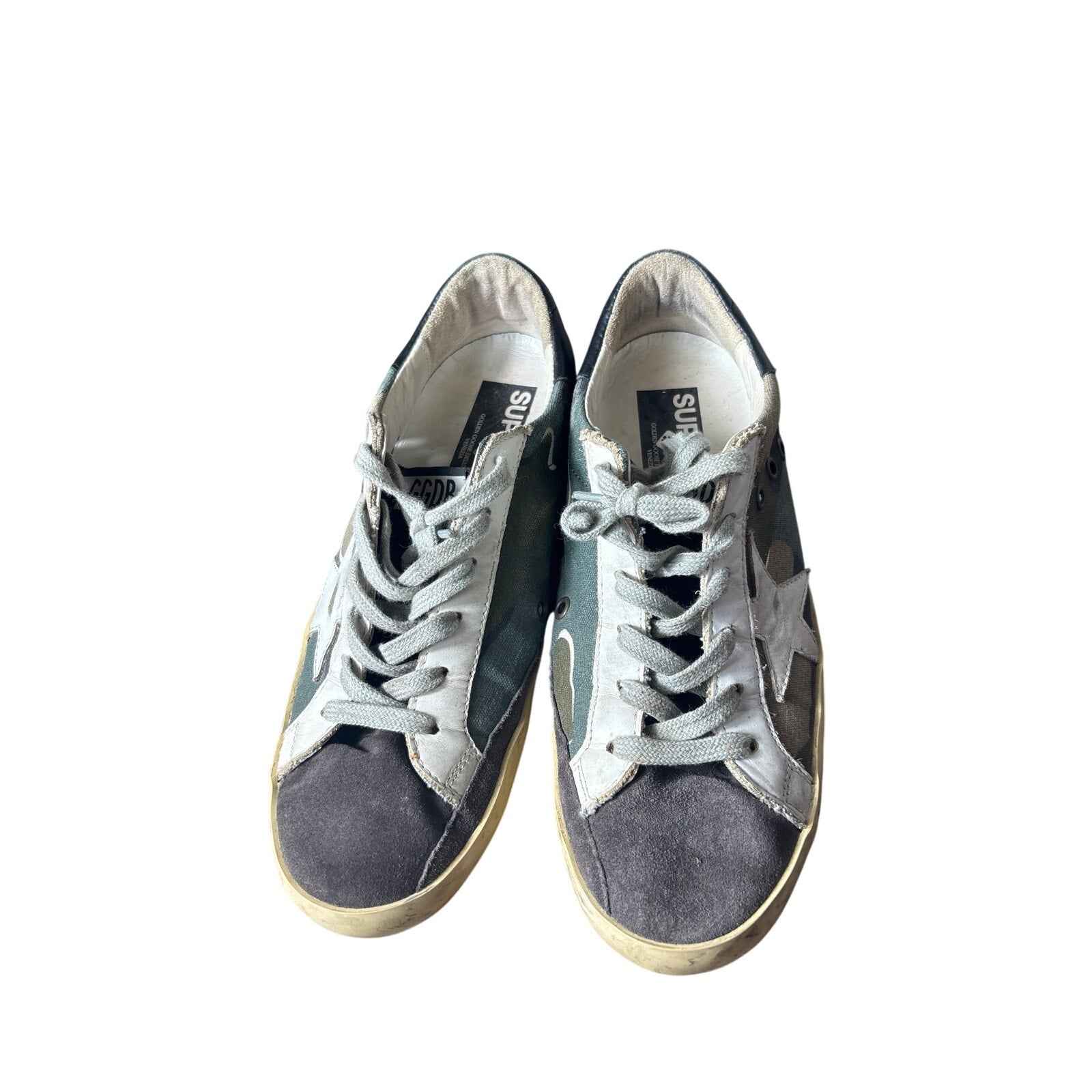 Golden Goose Camo Tennis shoes Sz 39 (8.5(