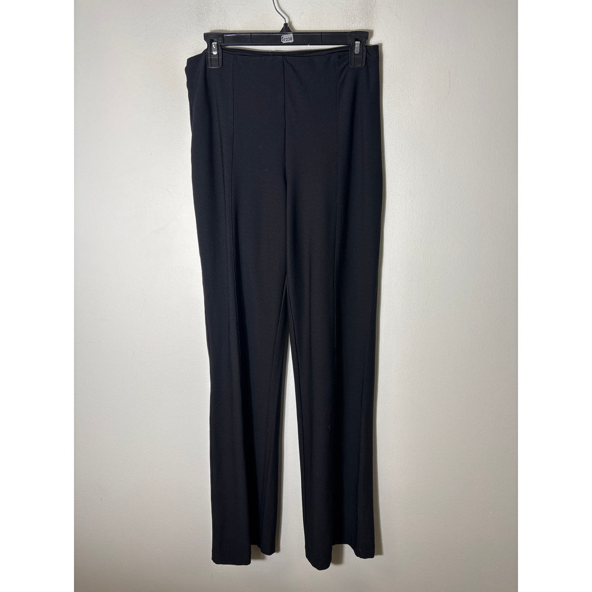 Lysse Black Pull On Straight Leg Ankle Pants Sz M