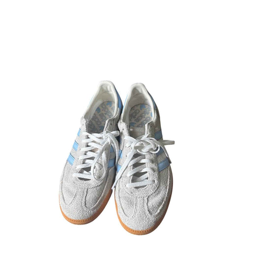 Adidas Light Blue Gray Spezial Lace Up Sneaker Sz 7.5