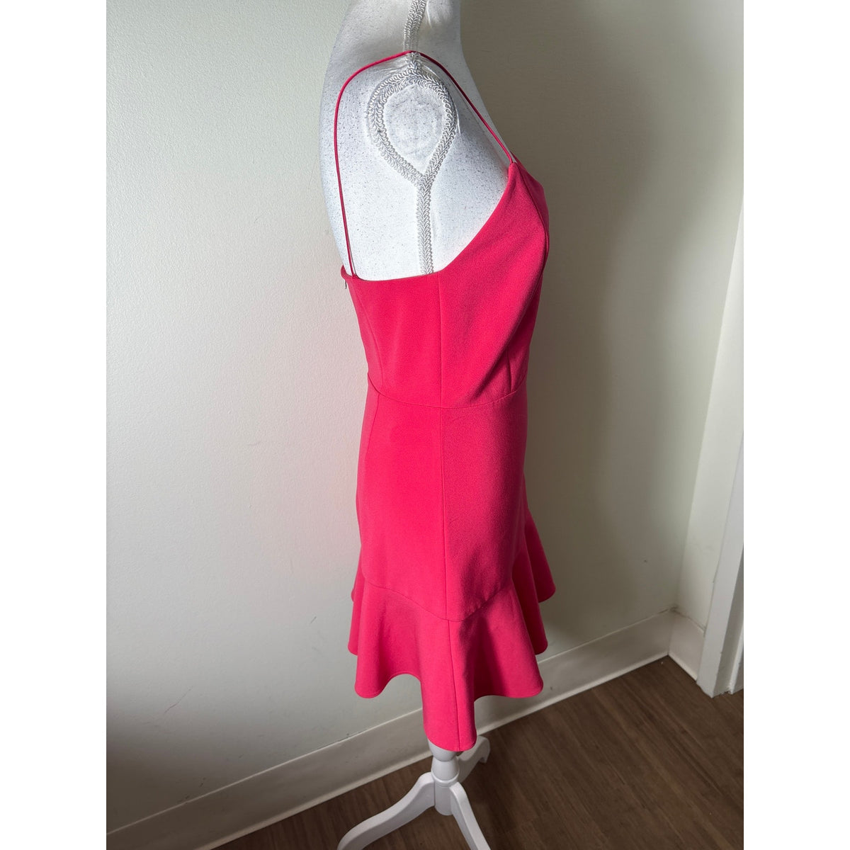 Alice + Olivia Pink Spaghetti Strap Cocktail Dress Sz S