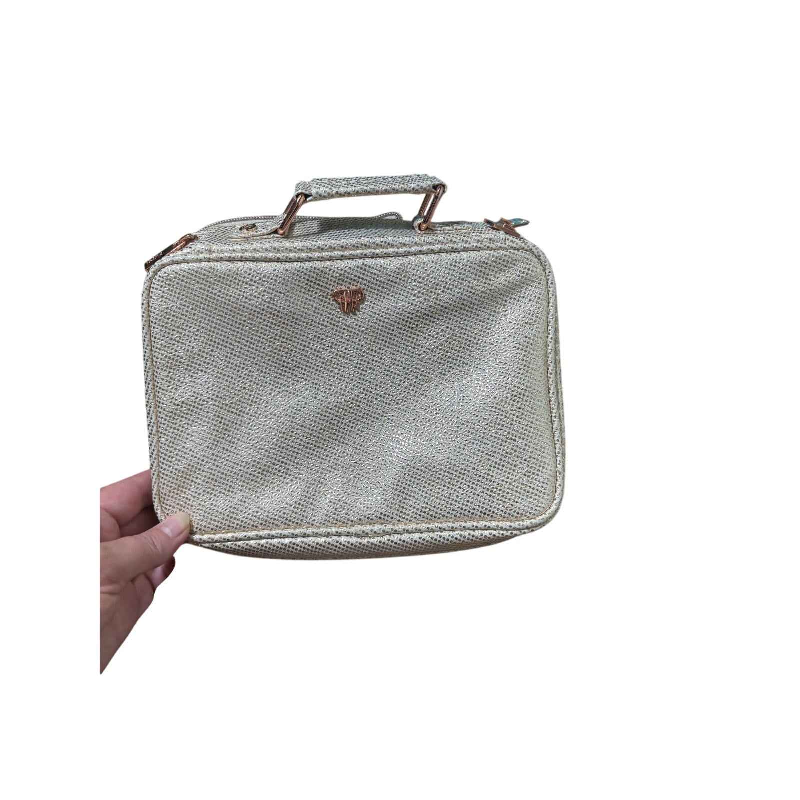 Pursen Gold Speckle Trinity Jewelry Case