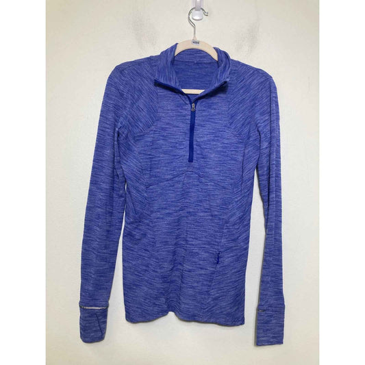Lululemon Purple Long Sleeve Athletic Quarter Zip Pullover Sz 6
