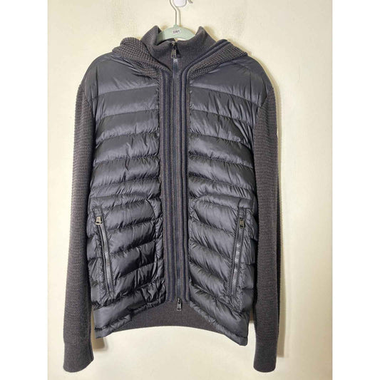 Men's Moncler Padded Ski Cardigan with Hoodie Sz XL