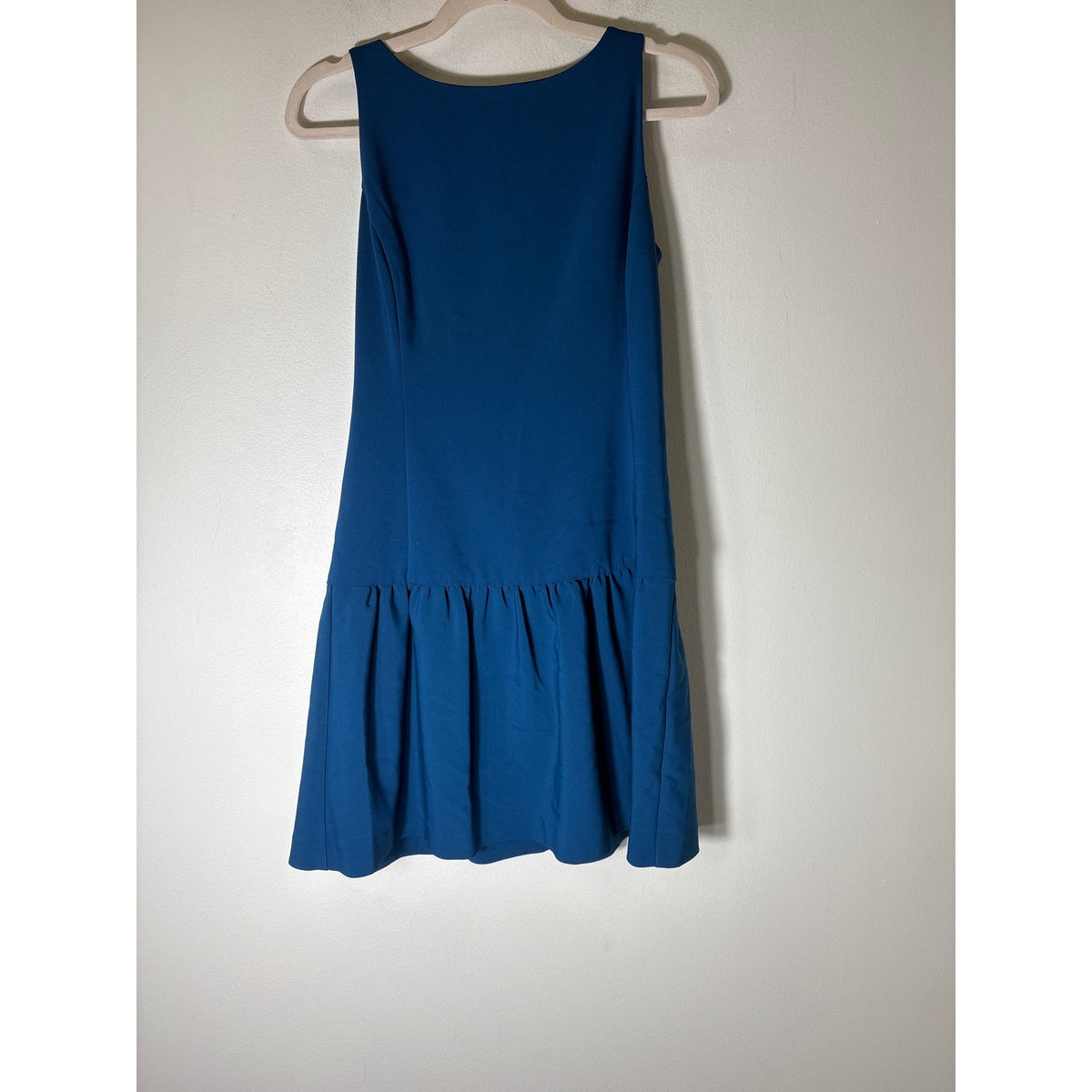 Banana Republic Deep Blue Sleeveless Drop Waist Knee Length Dress Sz 2