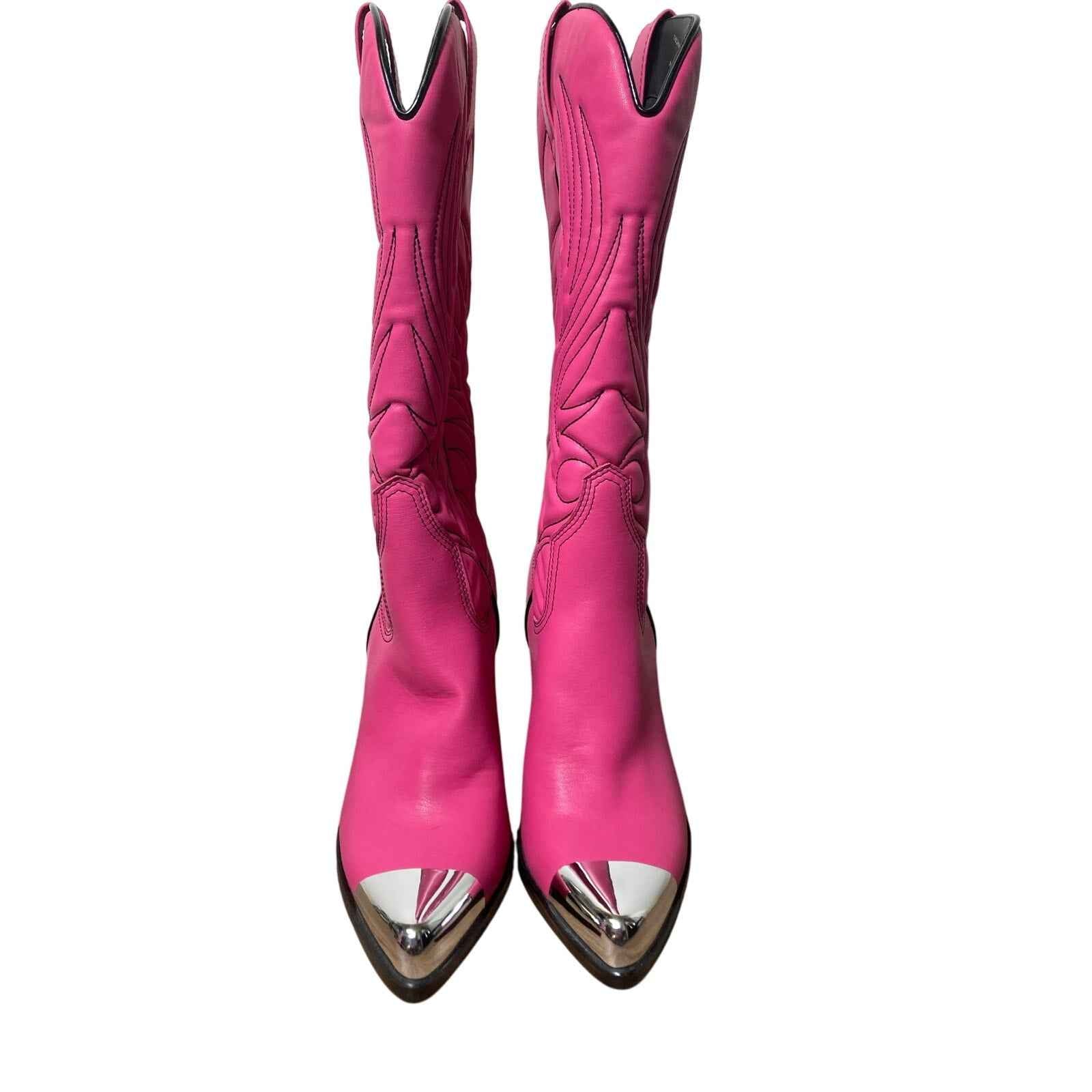 New w/o Box Katy Perry Pink Zania Western Boot Sz 6