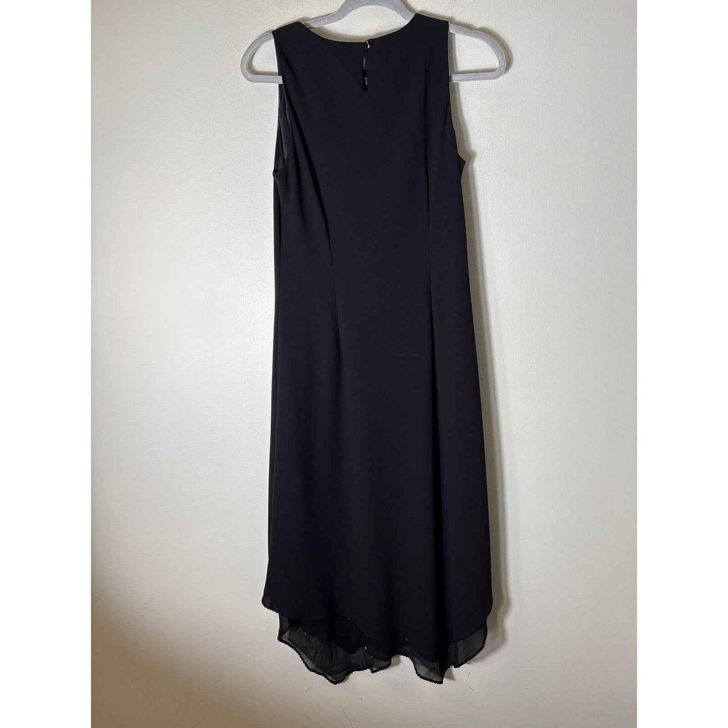 JONES NEW YORK DRESS BLACK SLEEVELESS SPECIAL OCCASION DRESS SZ 8