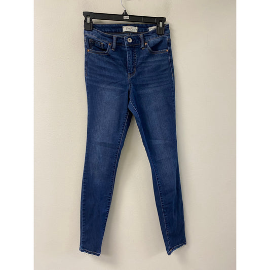Jessica Simpson High Rise Skinny Blue Jeans Sz 25