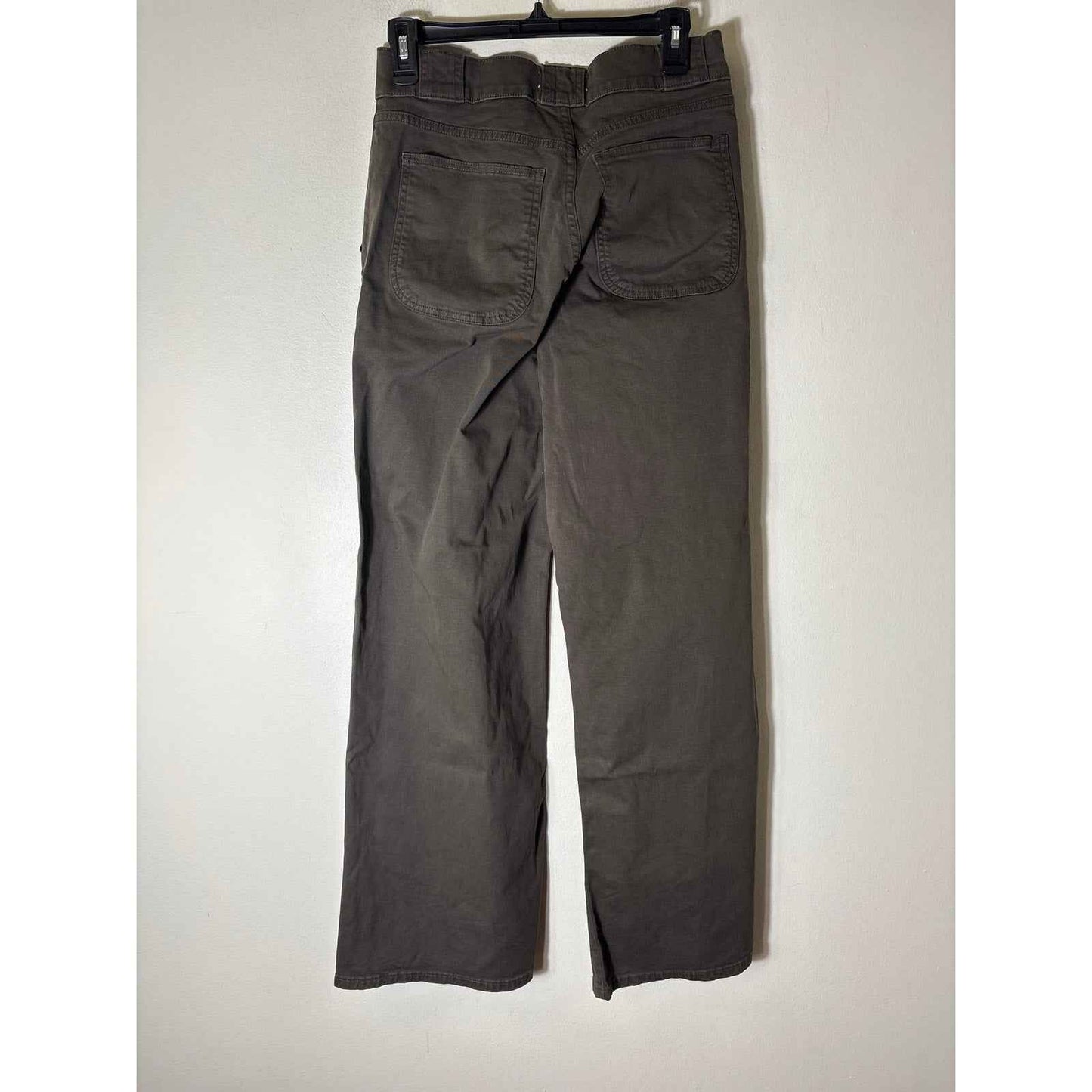 Frame Dark Gray "Rich Military" Wide Leg Cotton Jean Sz 28