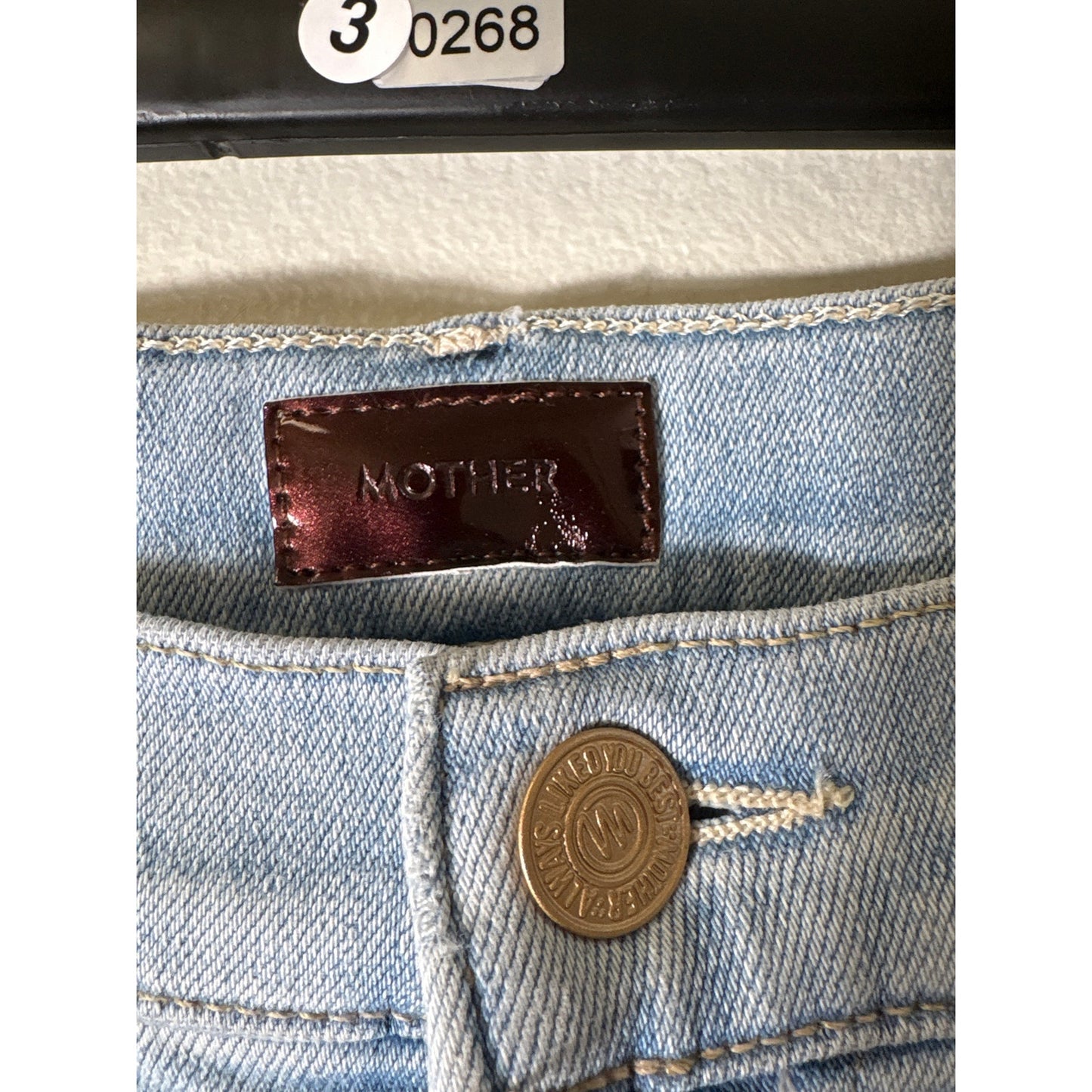 NWT Mother Light Wash "Melt in Your Mouth" The Kick It Blue Jean Sz 29