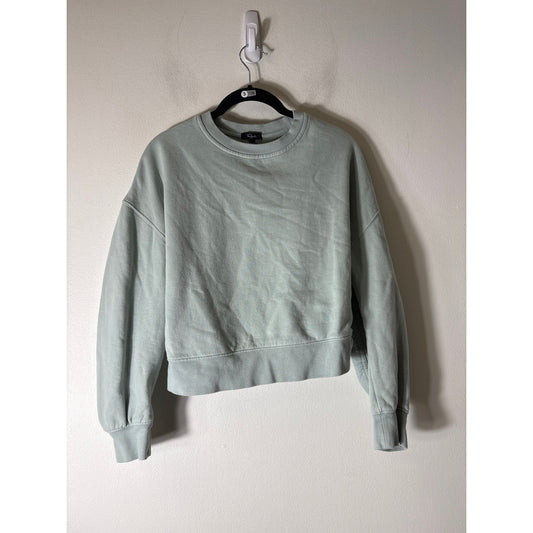 Rails Mint Green Long Sleeve Cropped Sweatshirt Sz XS