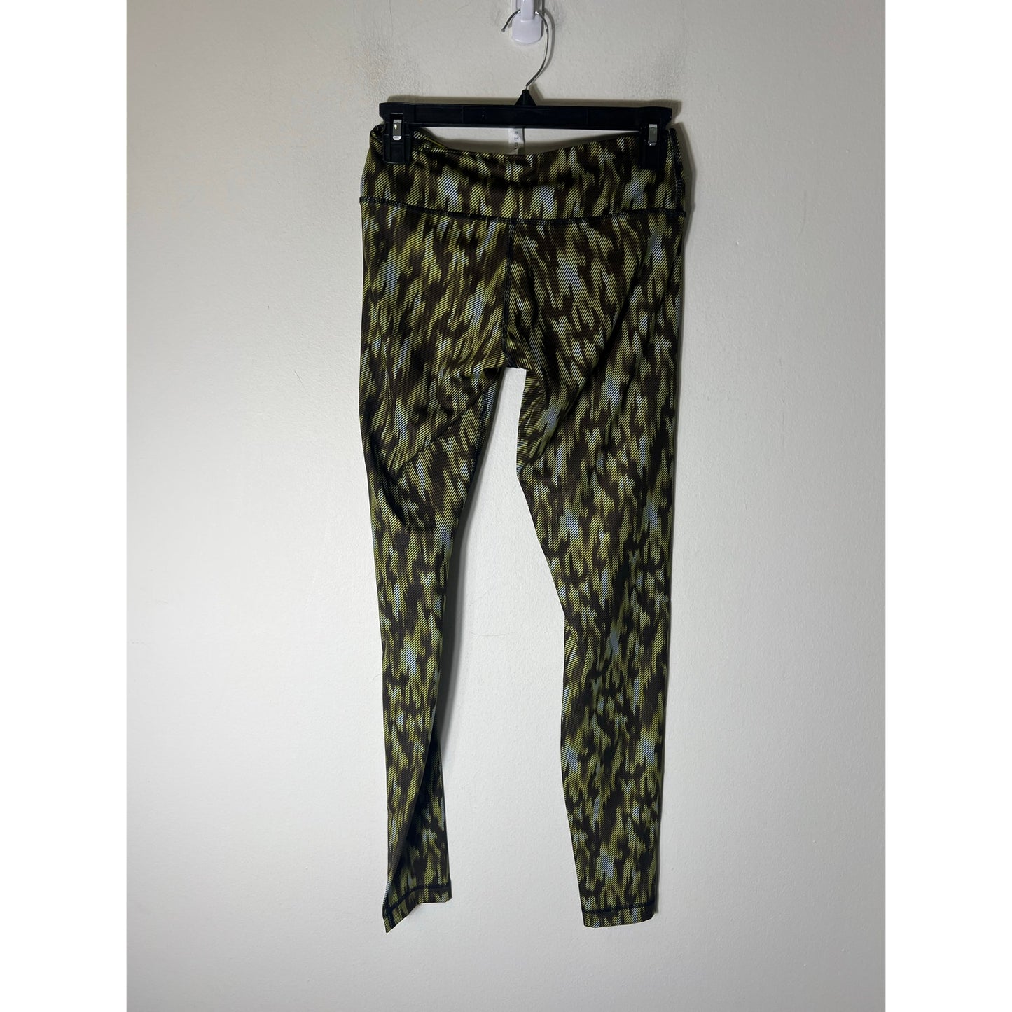 Lululemon Neon green-Black Leggings Sz 6