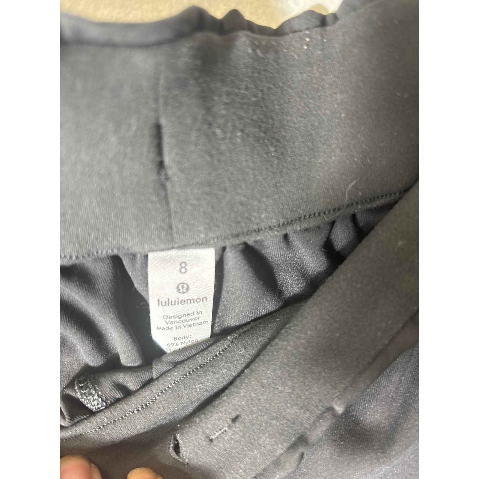 Lululemon Dark Gray Pull On Drawstring Pants Sz 8