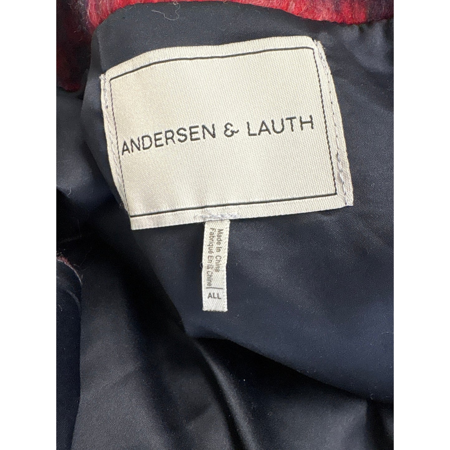 Anderson & Lauth Red and Navy Cape Sz One Size Fits All