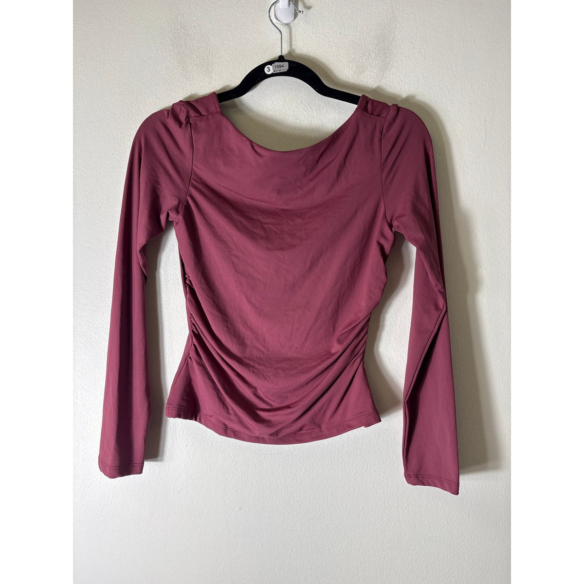 NWT Anthropologie Rose Long Sleeve Fitted Shirt Sz XS