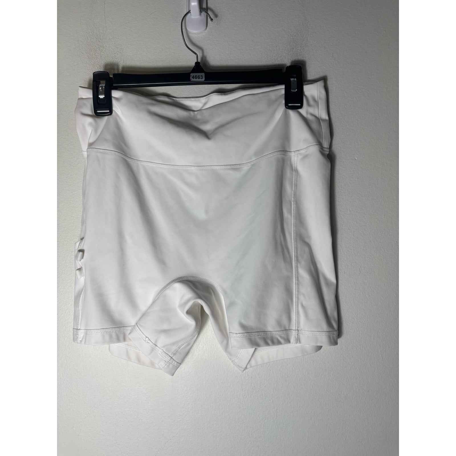 Lululemon White Performance Shorts Sz M