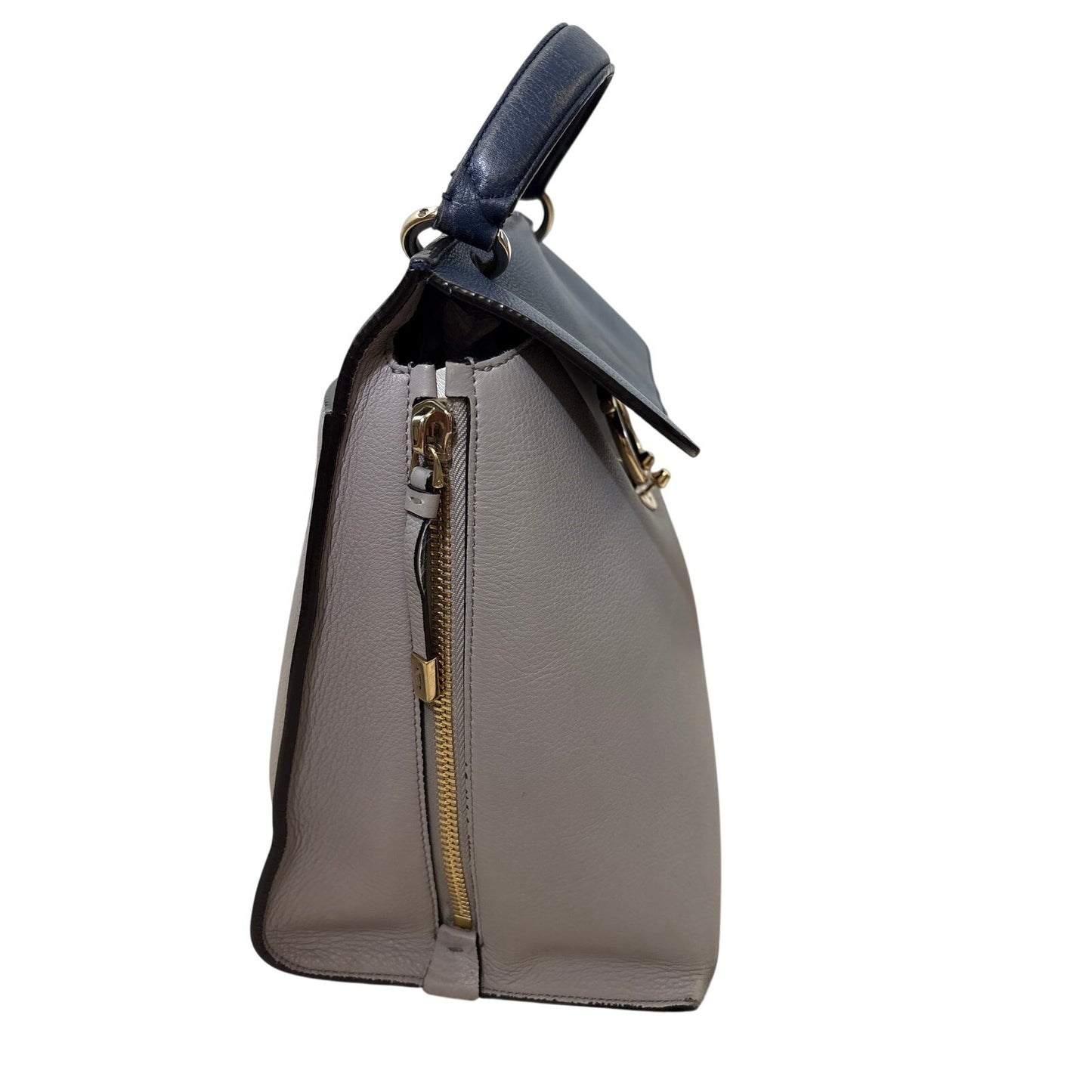 Salvatore Ferragamo Large Sofia Gancini Tricolor Leather Bag