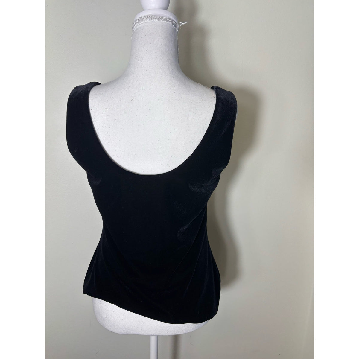 En Francais Black Velour Shell and Pants Set Sz S
