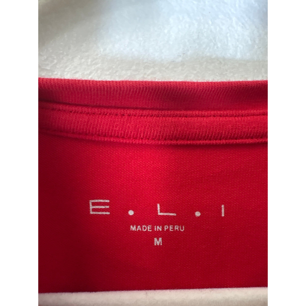 ELI red Long SLeeve Tee Sz M