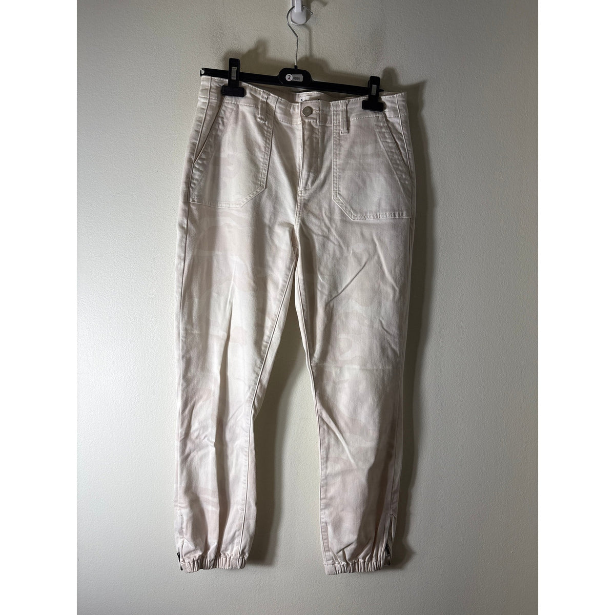 Paige Mayslie White Camo Jogger Jeans Sz29