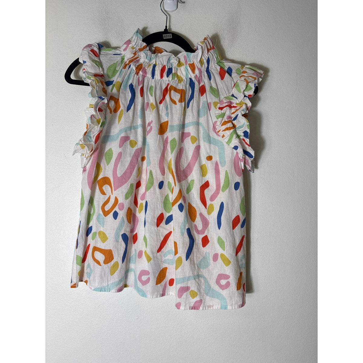 THML Multi Color Confetti Shirt Sz S