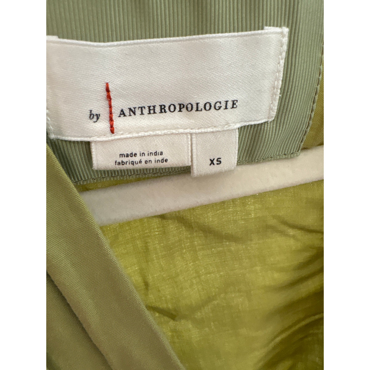 By Anthropologie Olive Green Sleeveless Smocked Waist Maxi Dress Sz XS