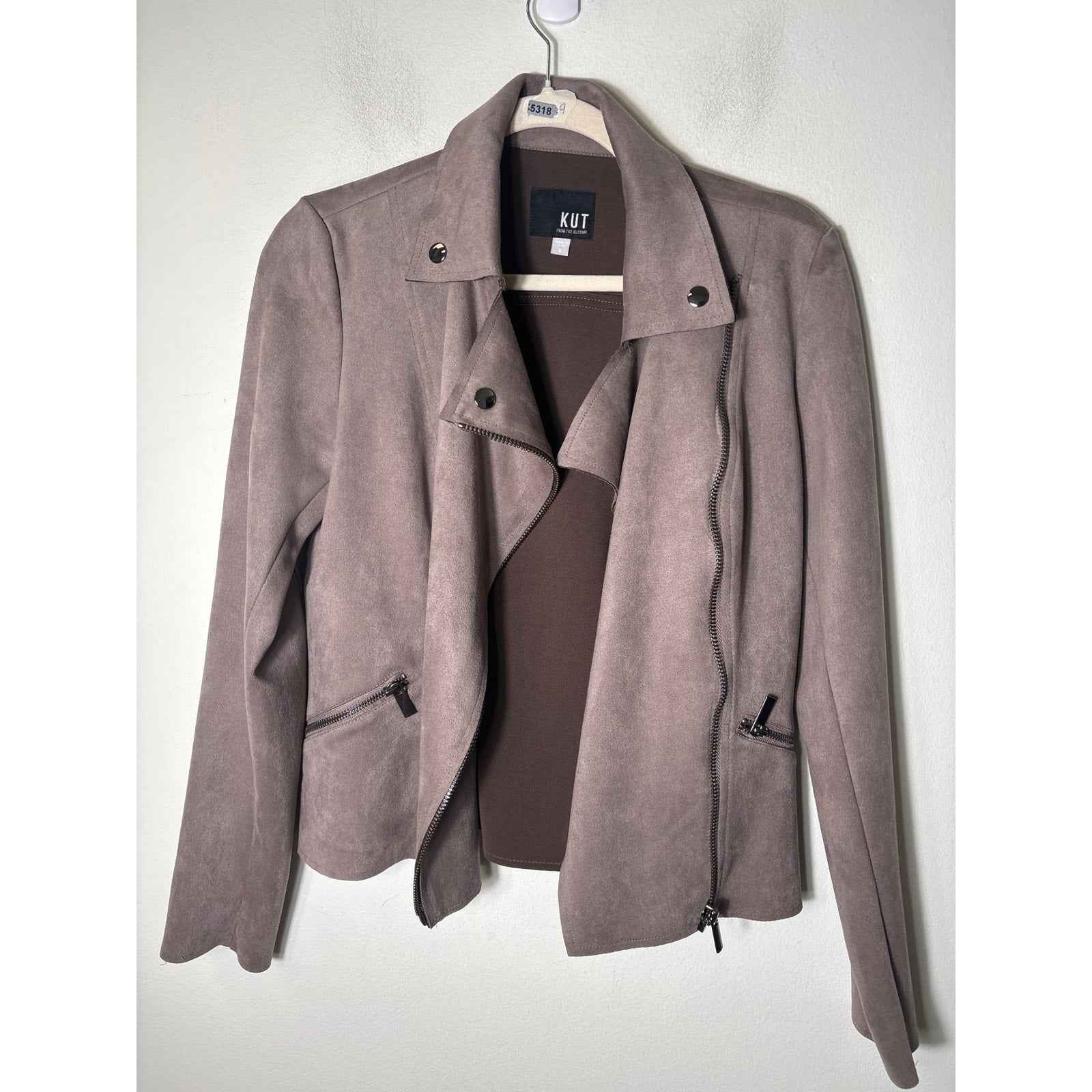 Kut Fawn Faux Suede Jacket Sz S