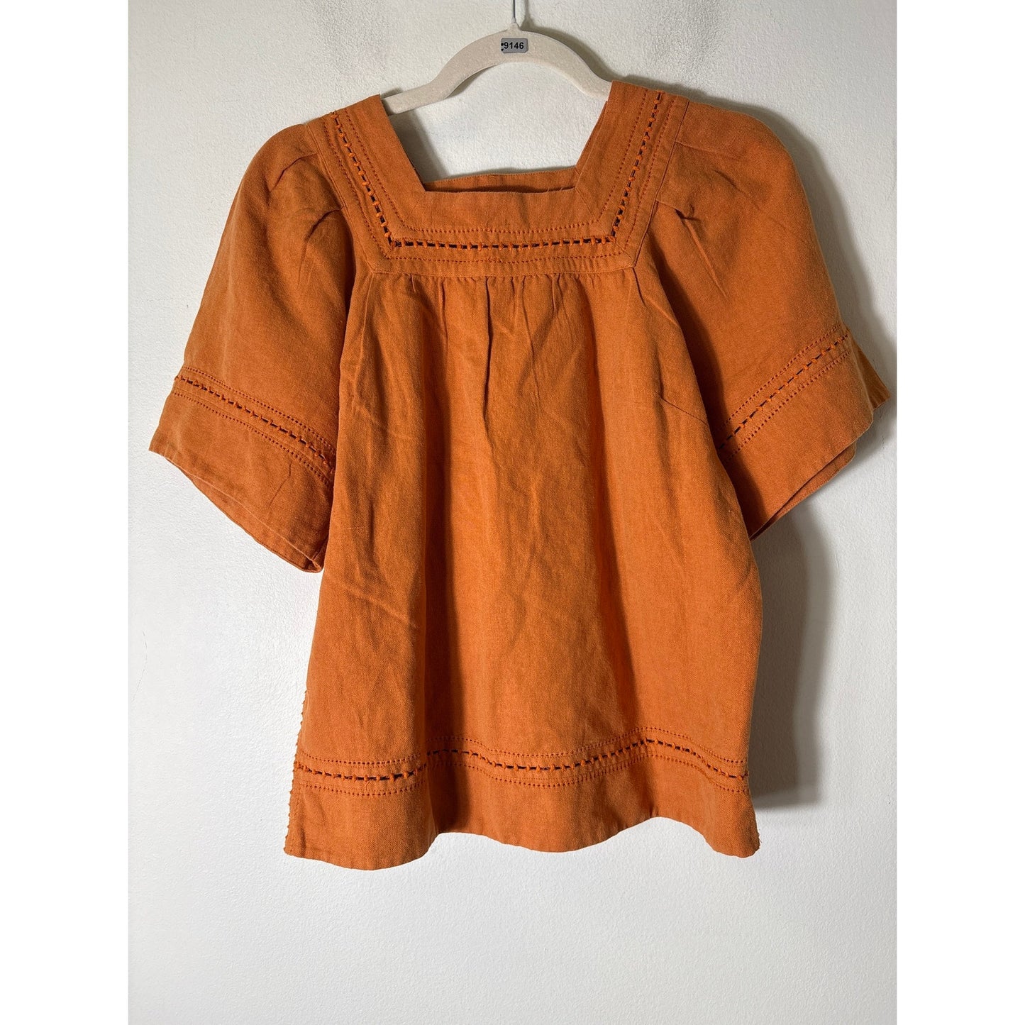 Sea New York Short Sleeve Orange Tunic Sz 4