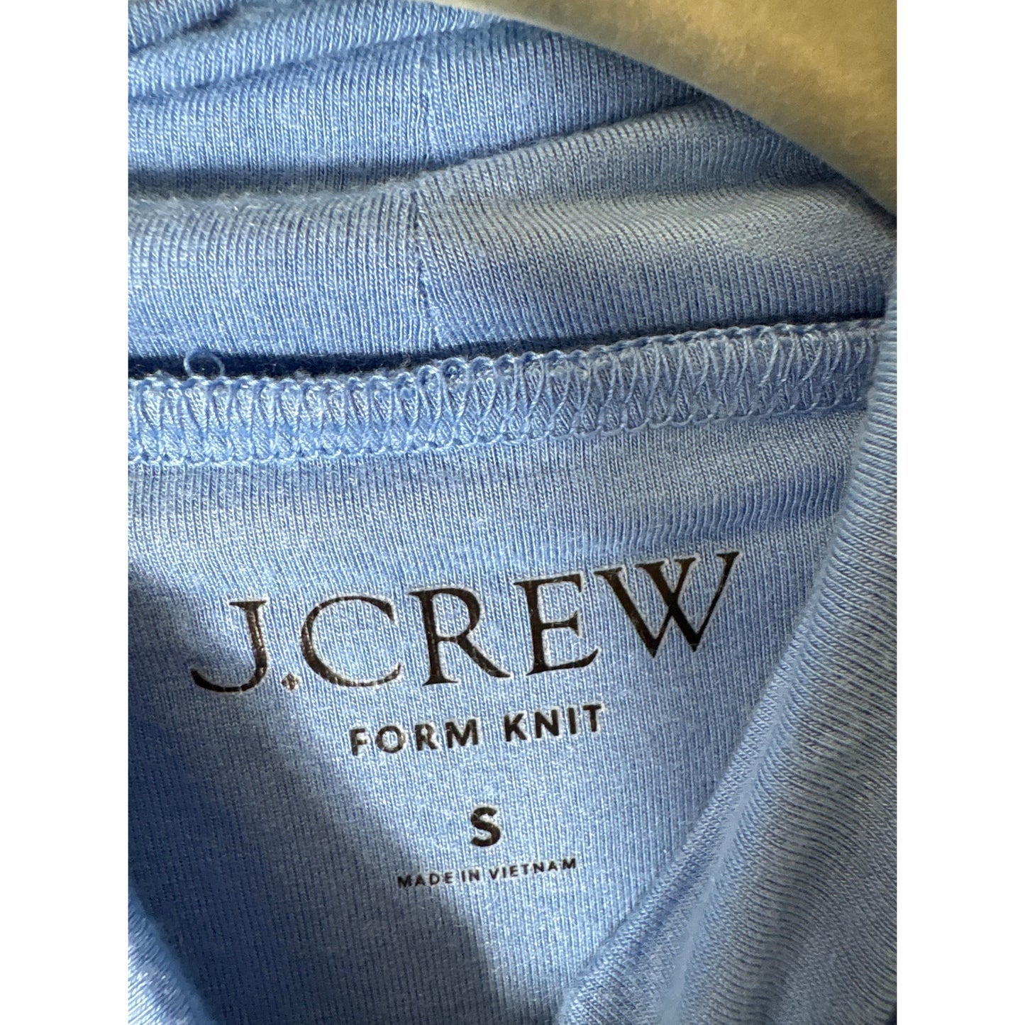 J.Crew Light Blue Soft Tee Turtleneck Sz S